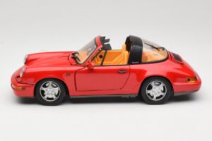 Porsche 911 Carrera Targa Червен Anson 1:18 3054 Метал — снимка 4 от 8