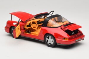 Porsche 911 Carrera Targa Червен Anson 1:18 3054 Метал — снимка 5 от 8