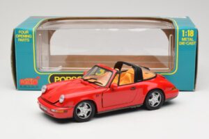 Porsche 911 Carrera Targa Червен Anson 1:18 3054 Метал — снимка 8 от 8