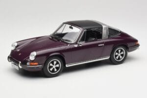 Porsche 911 E Targa Виолетов Norev 1:18 187644 Метал — снимка 2 от 7