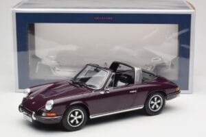 Porsche 911 E Targa Виолетов Norev 1:18 187644 Метал — снимка 7 от 7