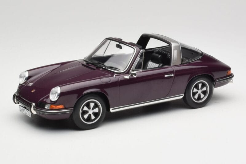 Porsche 911 E Targa Виолетов Norev 1:18 187644 Метал