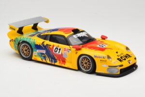 Porsche 911 GT1 #1 D. Rohr / R. Pilgrim / A. McNish 1997 UT Models 1:18 39724 Метал — снимка 6 от 8