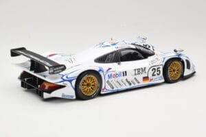 Porsche 911 GT1 #25 Porsche AG U. Alzen / J. Muller / B. Wollek 24 Hours of Le Mans 1998 Maisto 1:18 56052 Метал — снимка 3 от 8