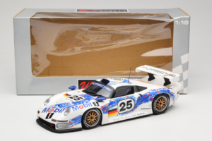 Porsche 911 GT1 #25 H. Stuck / T. Boutsen / B. Wollek 24 Hours of Le Mans 1996 UT Models 1:18 180966625 Метал — снимка 8 от 8