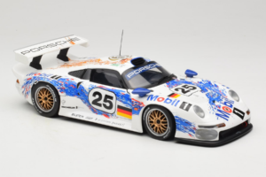 Porsche 911 GT1 #25 H. Stuck / T. Boutsen / B. Wollek 24 Hours of Le Mans 1996 UT Models 1:18 180966625 Метал — снимка 6 от 8