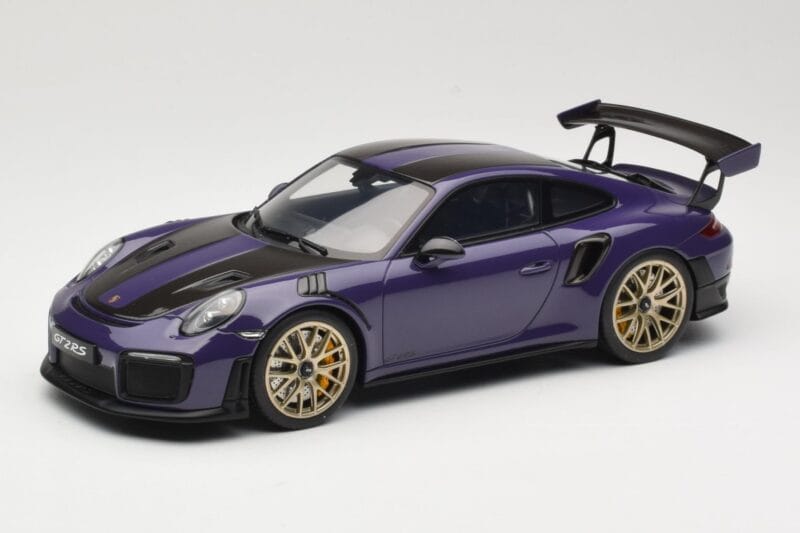 Porsche 911 GT2 RS 991.2 Ultraviolet GT Spirit 1:18 GT926 Смола