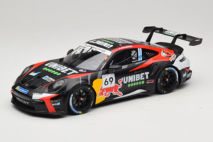 Porsche 911 GT3 Cup 992 #69 K. Rovanpera Zolder GP 2024 IXO 1:18 18RMC226 Метал