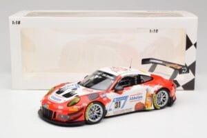 Porsche 911 GT3 R #31 Frikadelli Racing N. Siedler / M. Seefried 24 Hours Nürburgring 2018 Minichamps 1:18 153186931 Метал — снимка 6 от 6