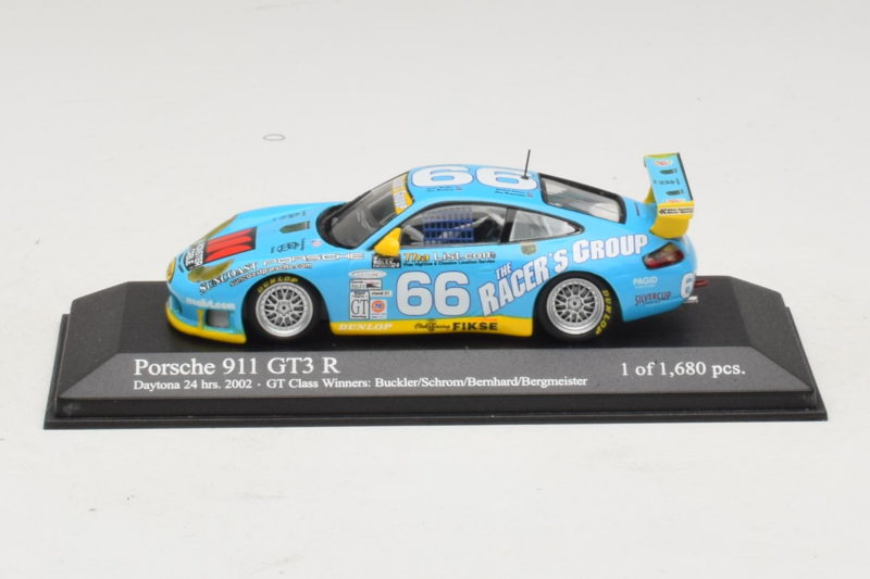 Porsche 911 GT3 R #66 Buckler / Schrom 24 Hours of Daytona 2002 Minichamps 1:43 400026966 Метал