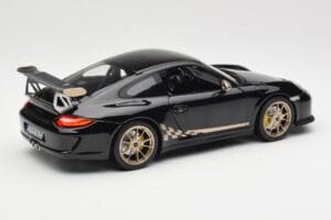 Porsche 911 997 GT3 RS Черен Norev 1:18 187563 Метал — снимка 3 от 8