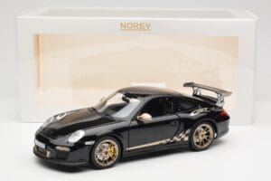 Porsche 911 997 GT3 RS Черен Norev 1:18 187563 Метал — снимка 8 от 8