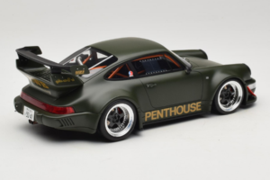 Porsche 911 RWB Penthouse Kaki Green GT Spirit 1:18 GT559 Смола — снимка 2 от 6