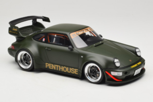 Porsche 911 RWB Penthouse Kaki Green GT Spirit 1:18 GT559 Смола — снимка 4 от 6