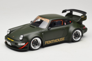 Porsche 911 RWB Penthouse Kaki Green GT Spirit 1:18 GT559 Смола
