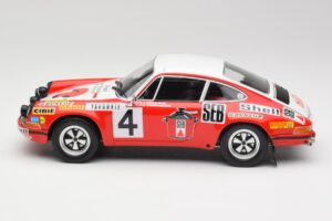 Porsche 911 S #4 G. Larrousse / M. Perramond 2nd Place Rally Monte Carlo 1972 Minichamps 1:18 107726804 Смола — снимка 3 от 6