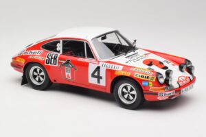 Porsche 911 S #4 G. Larrousse / M. Perramond 2nd Place Rally Monte Carlo 1972 Minichamps 1:18 107726804 Смола — снимка 4 от 6