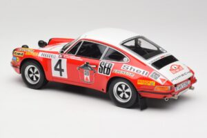 Porsche 911 S #4 G. Larrousse / M. Perramond 2nd Place Rally Monte Carlo 1972 Minichamps 1:18 107726804 Смола — снимка 5 от 6