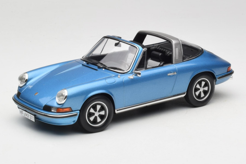 Porsche 911 S Targa Blue Metallic Norev 1:18 187646 Метал