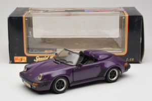 Porsche 911 3.2 Speedster Лилав Maisto 1:18 50248 Метал — снимка 8 от 8