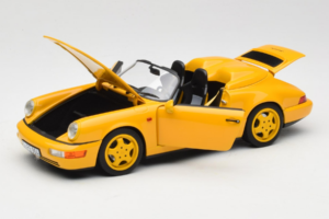 Porsche 911 964 Speedster Speed Yellow Norev 1:18 187130 Метал — снимка 2 от 8