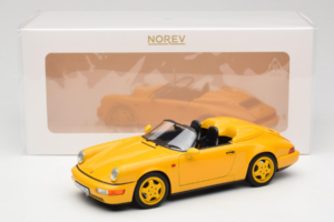 Porsche 911 964 Speedster Speed Yellow Norev 1:18 187130 Метал — снимка 8 от 8