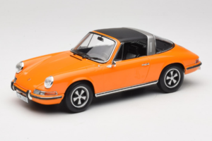Porsche 911 T Targa Оранжев Norev 1:18 187220 Метал — снимка 2 от 8