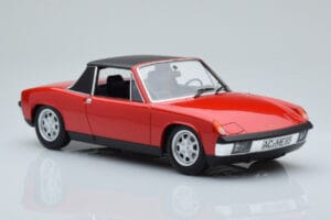 Porsche 914 1.7 Bahia Червен Norev 1:18 187690 Метал — снимка 4 от 7