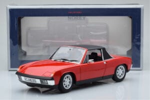 Porsche 914 1.7 Bahia Червен Norev 1:18 187690 Метал — снимка 7 от 7