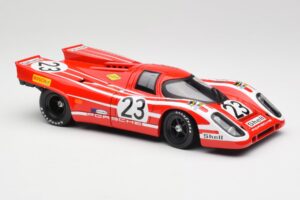 Porsche 917K #23 R. Attwood / H. Herrmann 24 Hours of Le Mans Winner 1970 Norev 1:18 187586 Метал — снимка 4 от 6