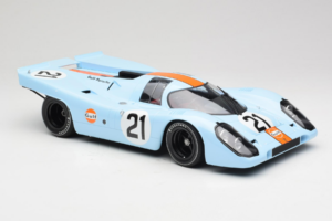 Porsche 917K Gulf #21 P. Rodriguez / L. Kinnunen J.W. Automotive Engineering 24 Hours of Le Mans 1970 Minichamps 1:12 1237066 — снимка 4 от 6