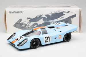 Porsche 917K Gulf #21 P. Rodriguez / L. Kinnunen J.W. Automotive Engineering 24 Hours of Le Mans 1970 Minichamps 1:12 1237066 — снимка 6 от 6