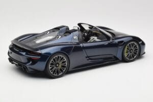 Porsche 918 Spyder Синьо Metallic Minichamps 1:18 113062434 Метал — снимка 3 от 8