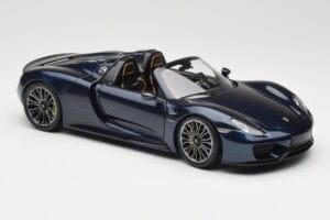 Porsche 918 Spyder Синьо Metallic Minichamps 1:18 113062434 Метал — снимка 6 от 8