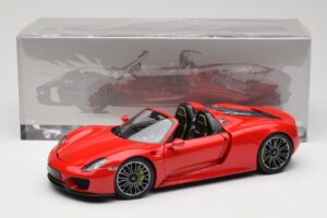 Porsche 918 Spyder Червен Minichamps 1:18 110062435 Метал — снимка 8 от 8