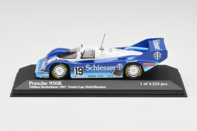 Porsche 956 #1 Brun S. Bellof / T. Boutsen Hockenheim 1985 Minichamps 1:43 430856699 Метал