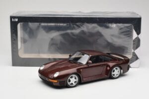 Porsche 959 Dark Red Metallic Minichamps 1:18 155066204 Метал — снимка 6 от 6