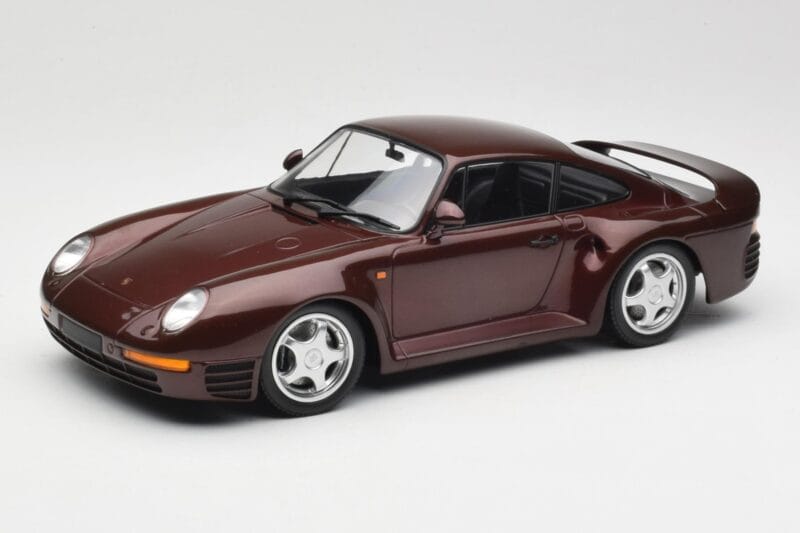 Porsche 959 Dark Red Metallic Minichamps 1:18 155066204 Метал