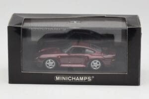 Porsche 959 Dark Red Metallic Minichamps 1:43 400062525 Метал — снимка 4 от 4