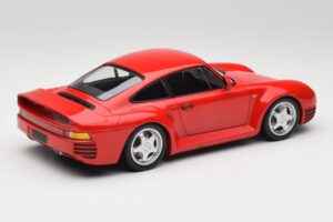 Porsche 959 Guards Червен Minichamps 1:18 155066200 Метал — снимка 2 от 6