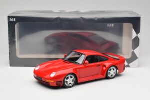 Porsche 959 Guards Червен Minichamps 1:18 155066200 Метал — снимка 6 от 6