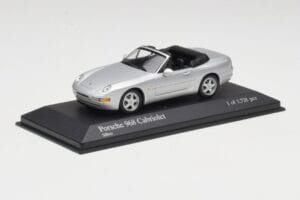 Porsche 968 Сребрист Minichamps 1:43 400062332 Метал — снимка 2 от 4