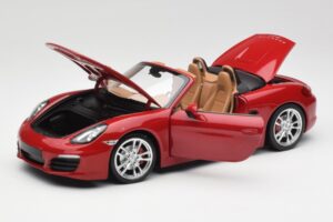 Porsche Boxster 981 S Guards Червен Minichamps 1:18 110062031 Метал — снимка 2 от 8