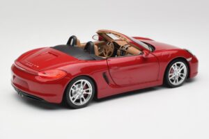 Porsche Boxster 981 S Guards Червен Minichamps 1:18 110062031 Метал — снимка 3 от 8