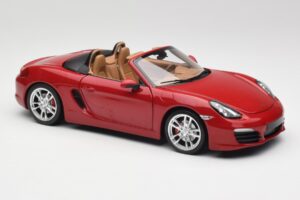 Porsche Boxster 981 S Guards Червен Minichamps 1:18 110062031 Метал — снимка 6 от 8