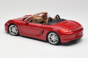 Porsche Boxster 981 S Guards Червен Minichamps 1:18 110062031 Метал — снимка 7 от 8