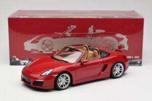 Porsche Boxster 981 S Guards Червен Minichamps 1:18 110062031 Метал — снимка 8 от 8