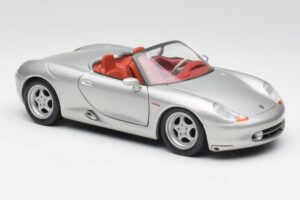 Porsche Boxster 986 Сребрист Maisto 1:18 37800-M3 Метал — снимка 6 от 8