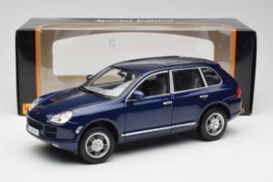 Porsche Cayenne S 9PA Dark Sea Син Металик Maisto 1:18 31635 Метал — снимка 8 от 8