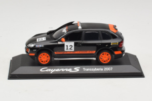 Porsche Cayenne S #12 Transsyberia 2007 Черен Оранжев Minichamps 1:43 WAP02000918 Метал